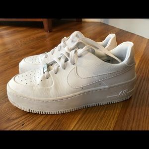 Nike Woman’s AF1 Sage Low ‘Triple White’